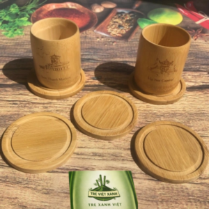 đế lót ly bằng tre