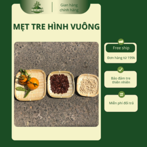 Mẹt Tre Hình Vuông - Dĩa tre đựng đồ chụp ảnh