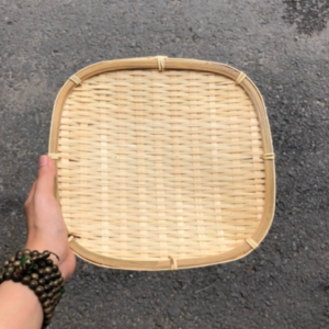 Mẹt Tre Hình Vuông - Dĩa tre đựng đồ chụp ảnh