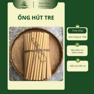 Ống Hút Tre Tự Nhiên – Tái Sử Dụng Nhiều Lần