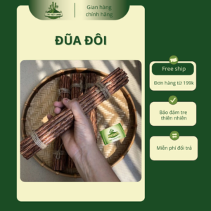 Đũa Đôi Tự Nhiên – Coconut Wooden Chopsticks (25cm)