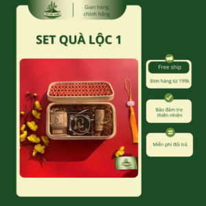 Set Quà Phúc Tre Việt Xanh 1