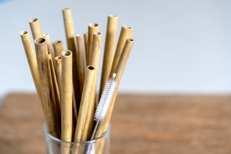 Ống hút tre thân thiện môi trường